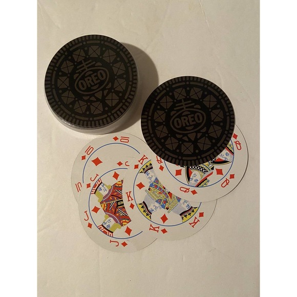 OREO Playing Cards That Look Like Oreo Cookie Shaped Cards - Picture 9 of 11